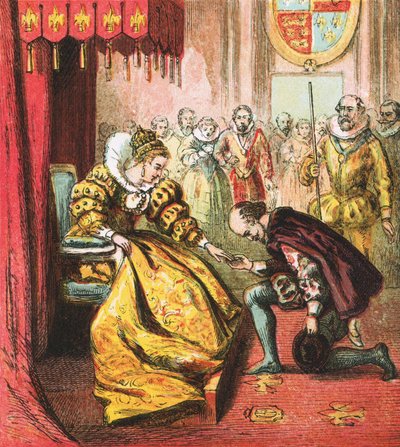 Queen Elizabeth and Shakespeare by English School